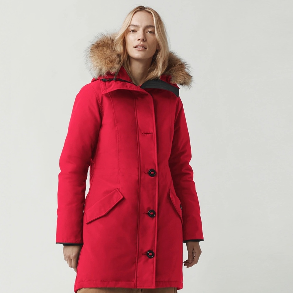 Canada Goose Rossclair Parka Heritage, red, excellent condition